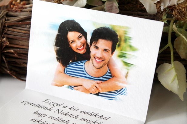 Köszönetajándék kártya