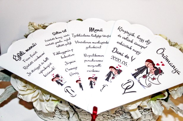 Köszönetajándék legyező