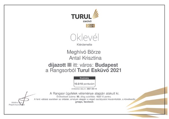 turul dij meghivo borze turul dij meghivo borze
